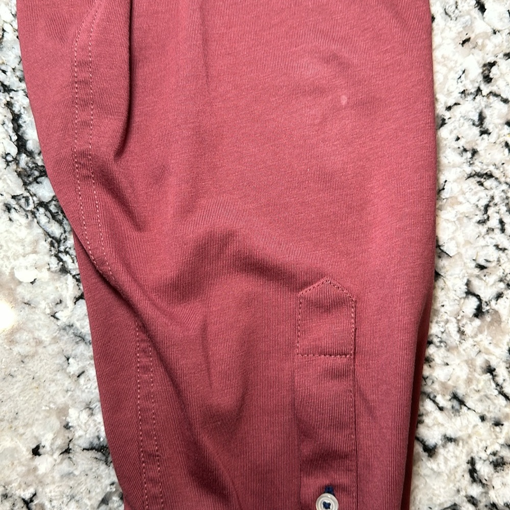 UNTUCKit Men's Casual Button Down Shirt - Burgundy - Picture 7 of 7